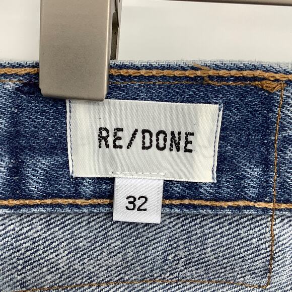 NEW! RE/DONE Sashiko 501 Size 32 Vintage Indigo Jeans $550 msrp G13-10 - Picture 4 of 9
